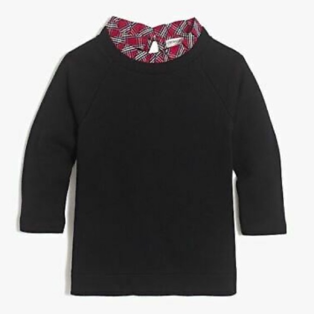 Crewcuts Ruffle Neck Pullover